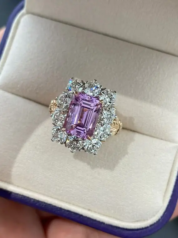 Gemformia pink sapphire ring customization sample
